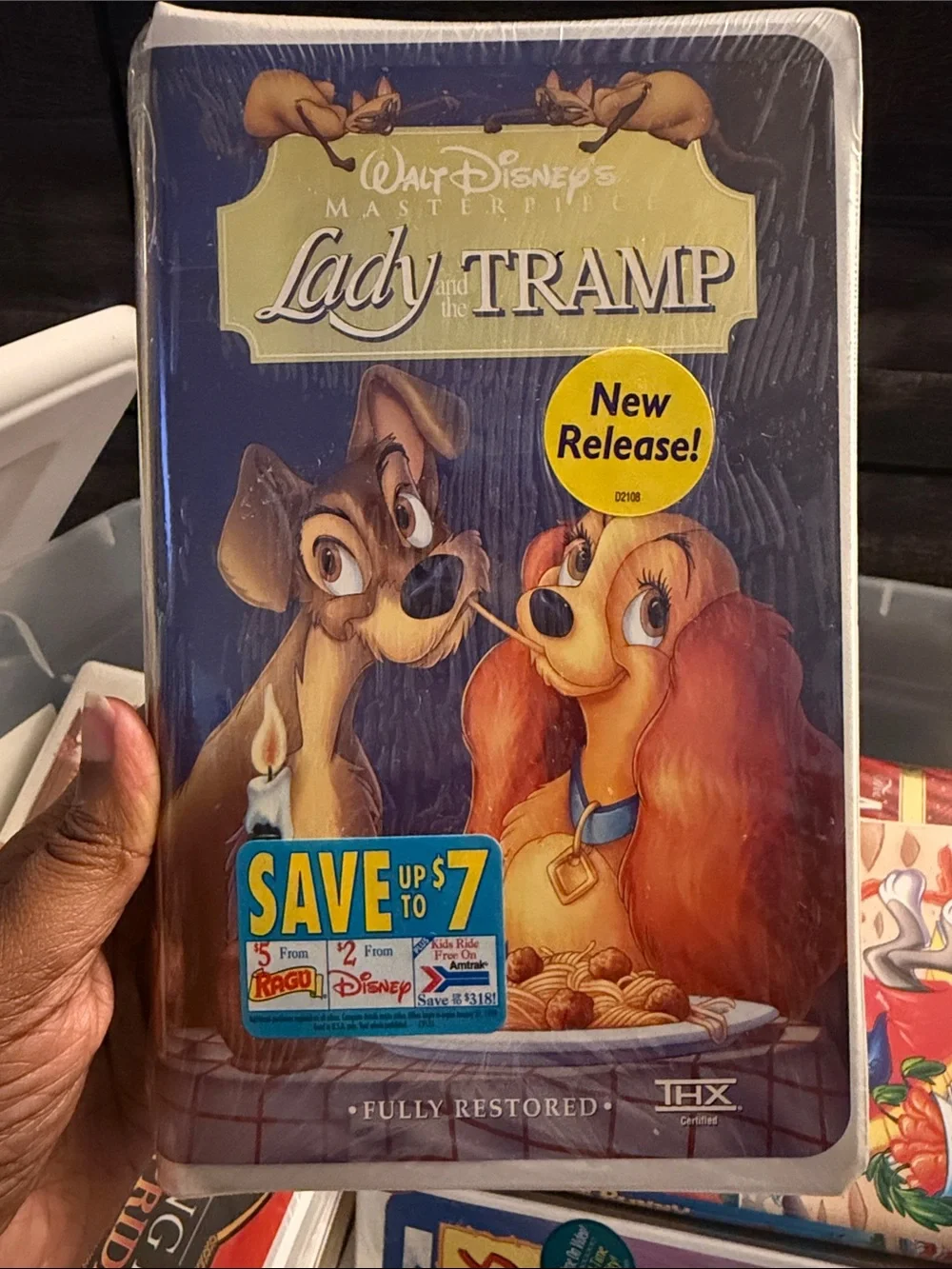 Disney Lady and the Tramp VHS